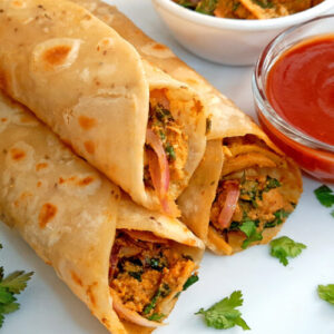 Chicken Kathi Roll (2 pcs)