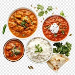 NON-VEG COMBO (Rice/ Roti (3 pcs.),Dal,Chicken curry/Egg curry , Pickel, Papad & Chaas)