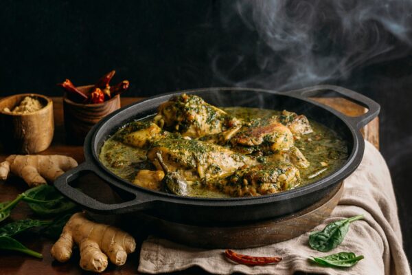 Green chicken curry
